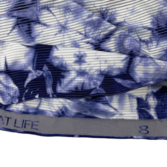 LULULEMON Swiftly Tech Tank 2.0 Wash Sz 8 Shibori Stripe Midnight Orchid - Picture 4 of 6